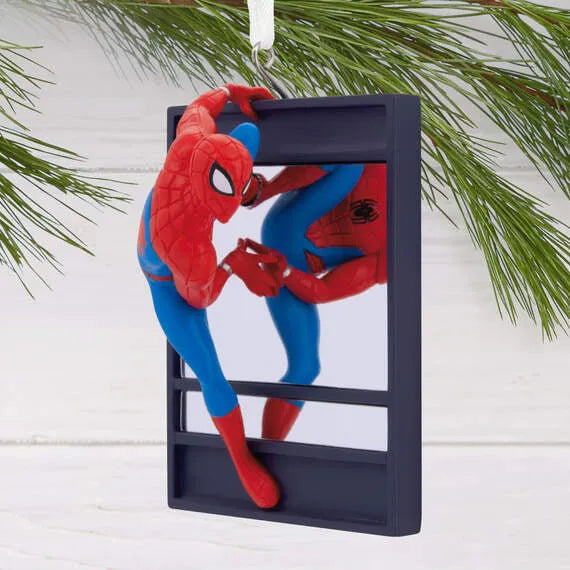 Hallmark Resin Hanging Ornament - Marvel Spider-Man on Window