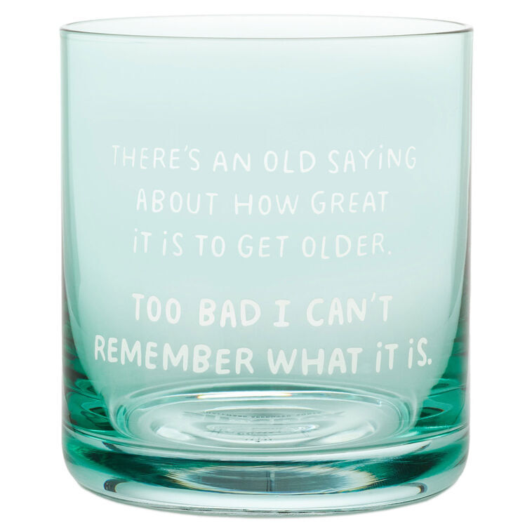 Hallmark Gifts - An Old Saying Whiskey Glass