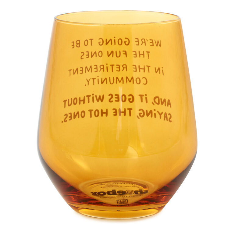 Hallmark Gifts - The Hot Ones Stemless Wine Glass