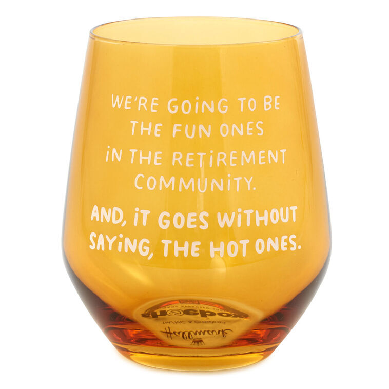 Hallmark Gifts - The Hot Ones Stemless Wine Glass