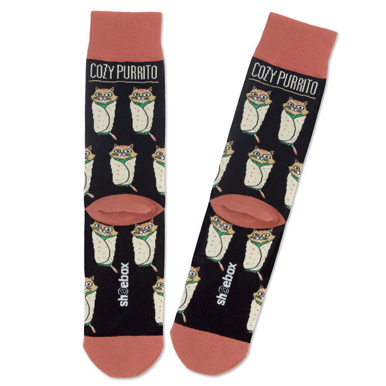 Hallmark Gifts - Cat Purrito Crew Socks