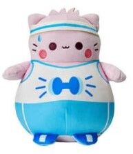 Pembe the Pink Cat Plush - Workout