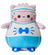 Pembe the Pink Cat Plush - Workout