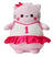 Pembe the Pink Cat Plush - Cheerleader
