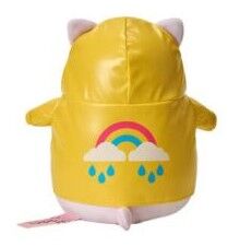 Pembe the Pink Cat Plush - Yellow Raincoat