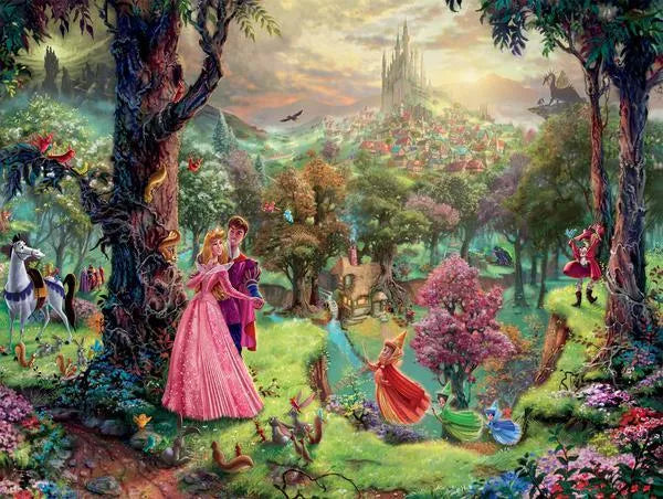 Thomas Kinkade Disney Princess 300pc Oversized Puzzle - Sleeping Beauty