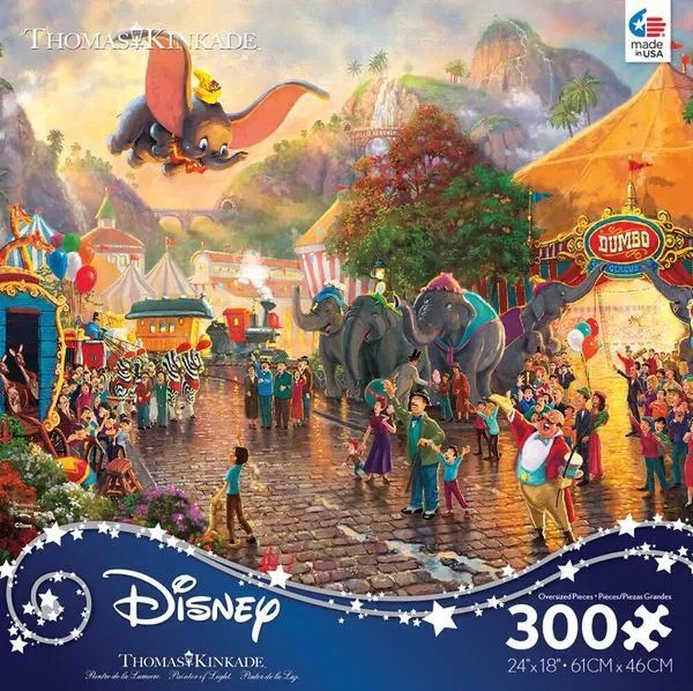 Thomas Kinkade Disney Princess 300pc Oversized Puzzle - Dumbo