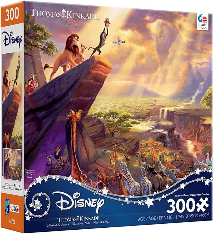 Thomas Kinkade Disney 300pc Oversized Puzzle - The Lion King