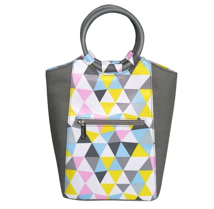 Sachi Insulated Lunch Bag - Triangle Mosaic