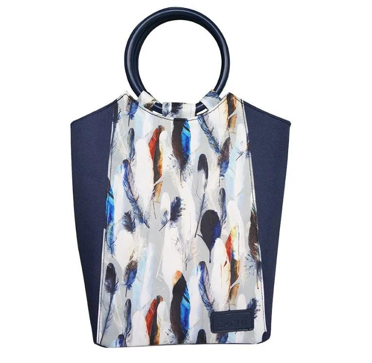 Sachi Insulated Lunch Bag - Feathers