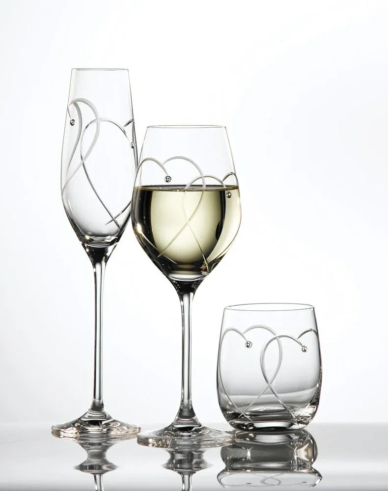 Royal Doulton Promises - Two Hearts Flutes - Set Of 2