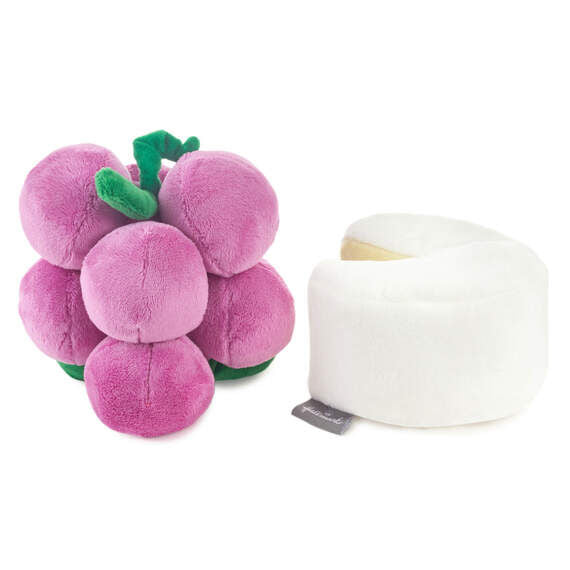 Hallmark Better Together Magnetic Plush - Grapes and Cheese