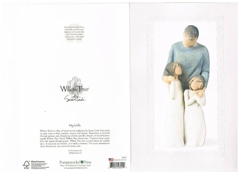 Willow Tree Card - My Girls