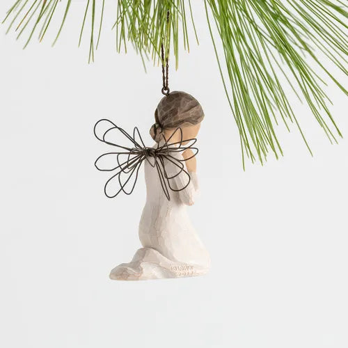 Willow Tree Hanging Ornament - Angel of Prayer