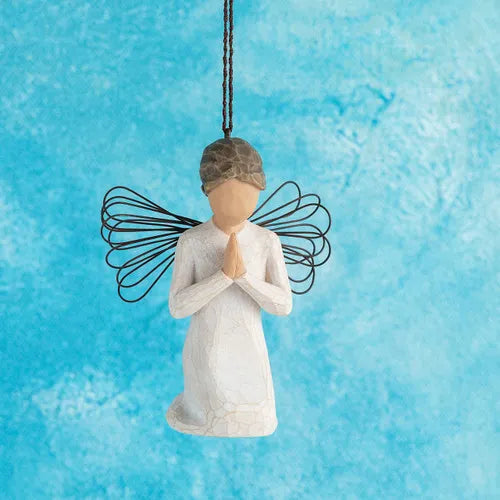 Willow Tree Hanging Ornament - Angel of Prayer