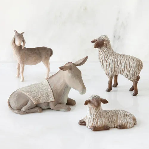 Willow Tree - Holy Family Collection - The Holy Family Sheltering Animals