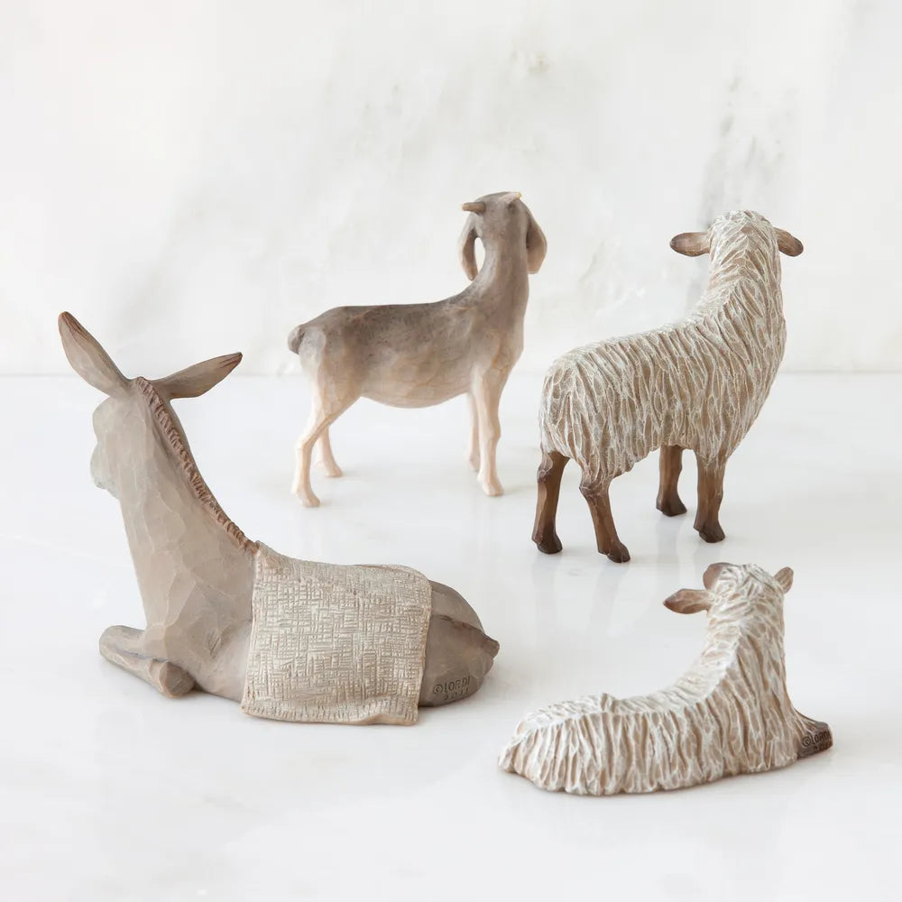 Willow Tree - Holy Family Collection - The Holy Family Sheltering Animals