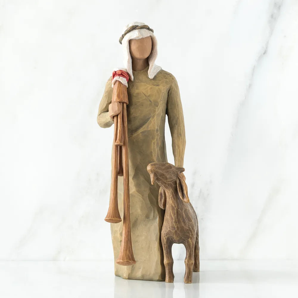 Willow Tree - Nativity Collection - Zampognaro Shepherd with Bagpipe