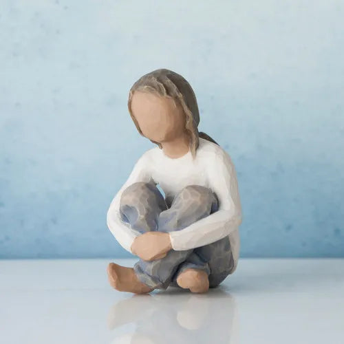 Willow Tree - Roses In The Garden Collection - Spirited Child (Darker Skin & Hair)
