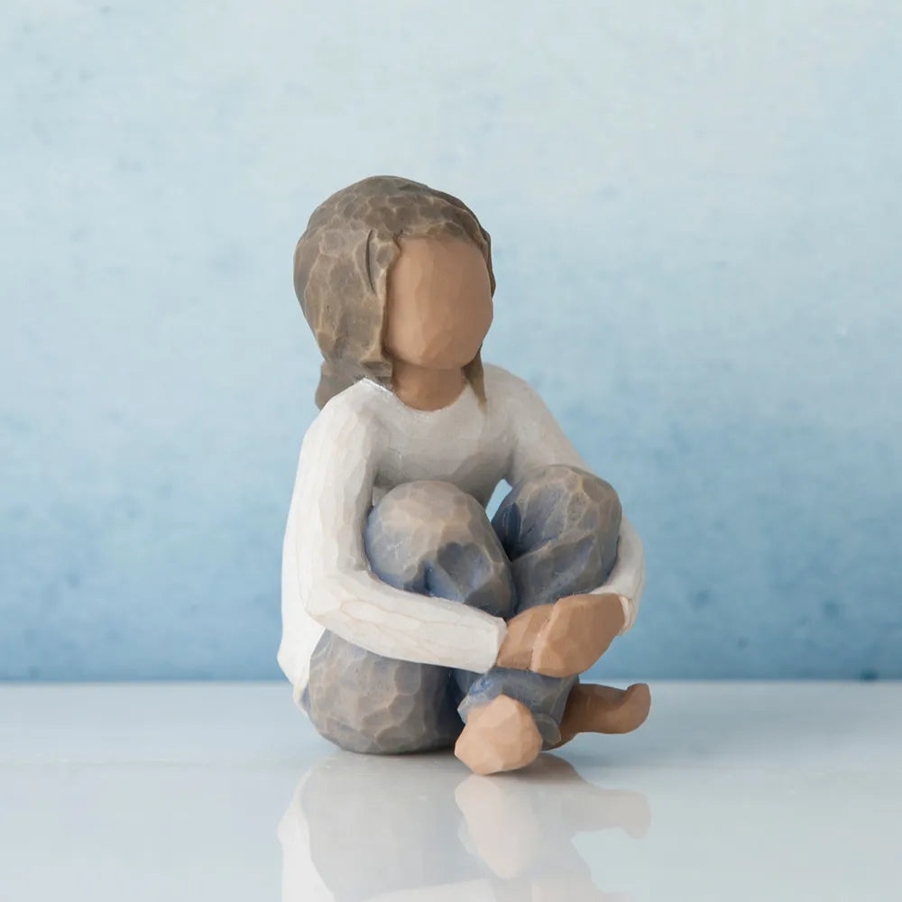 Willow Tree - Roses In The Garden Collection - Spirited Child (Darker Skin & Hair)