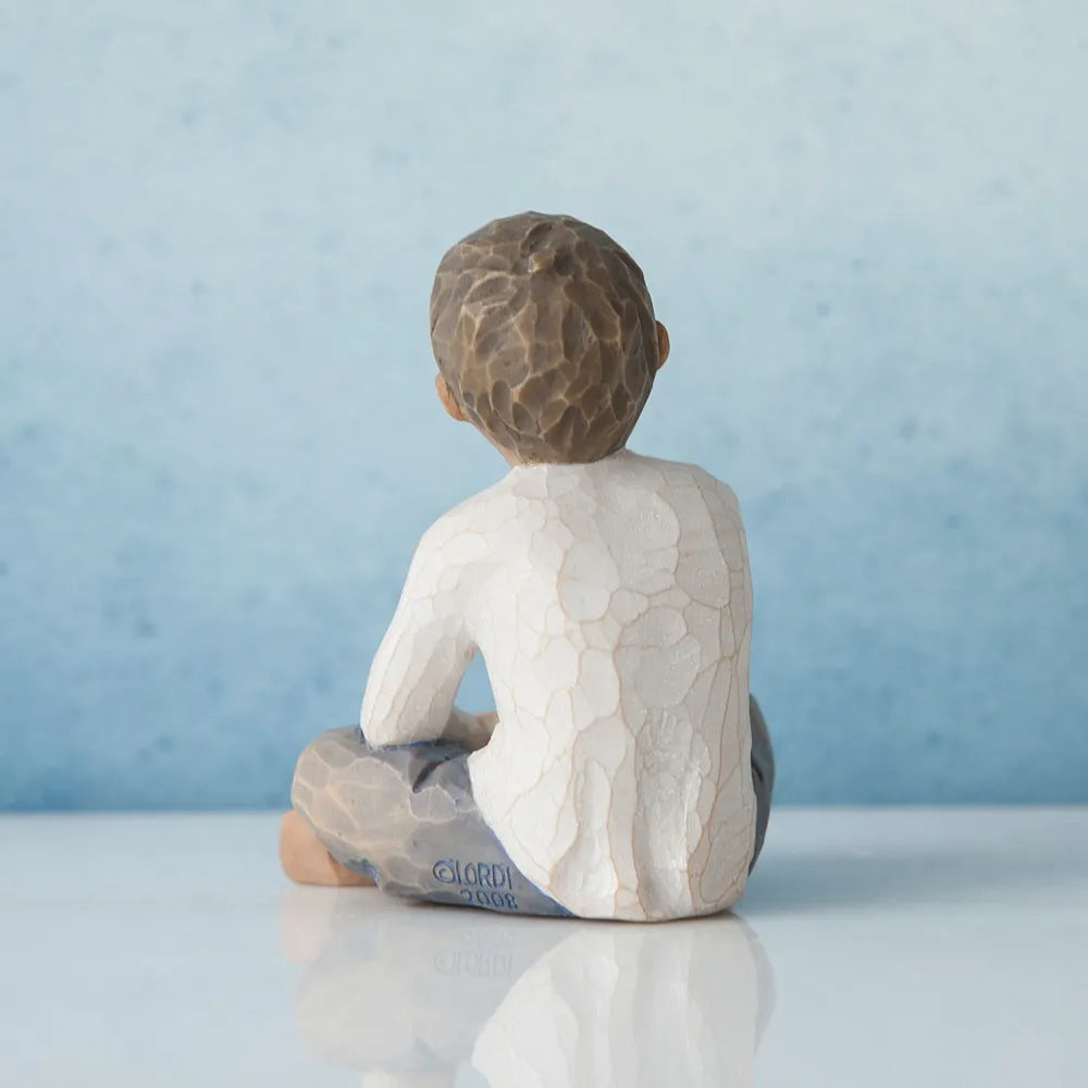 Willow Tree - Roses In The Garden Collection - Imaginative Child (Darker Skin & Hair)