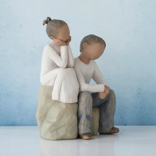 Willow Tree - Brother and Sister (Darker Skin & Hair)