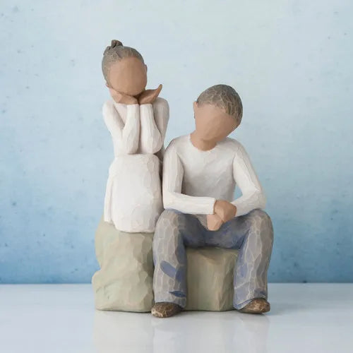 Willow Tree - Brother and Sister (Darker Skin & Hair)