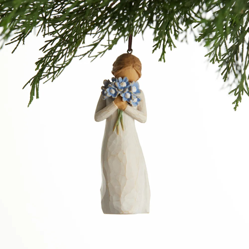 Willow Tree Hanging Ornament - Forget-Me-Not