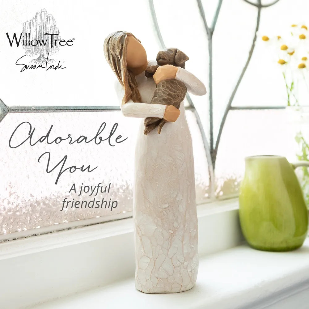 Willow Tree - Adorable You Dog (Dark)