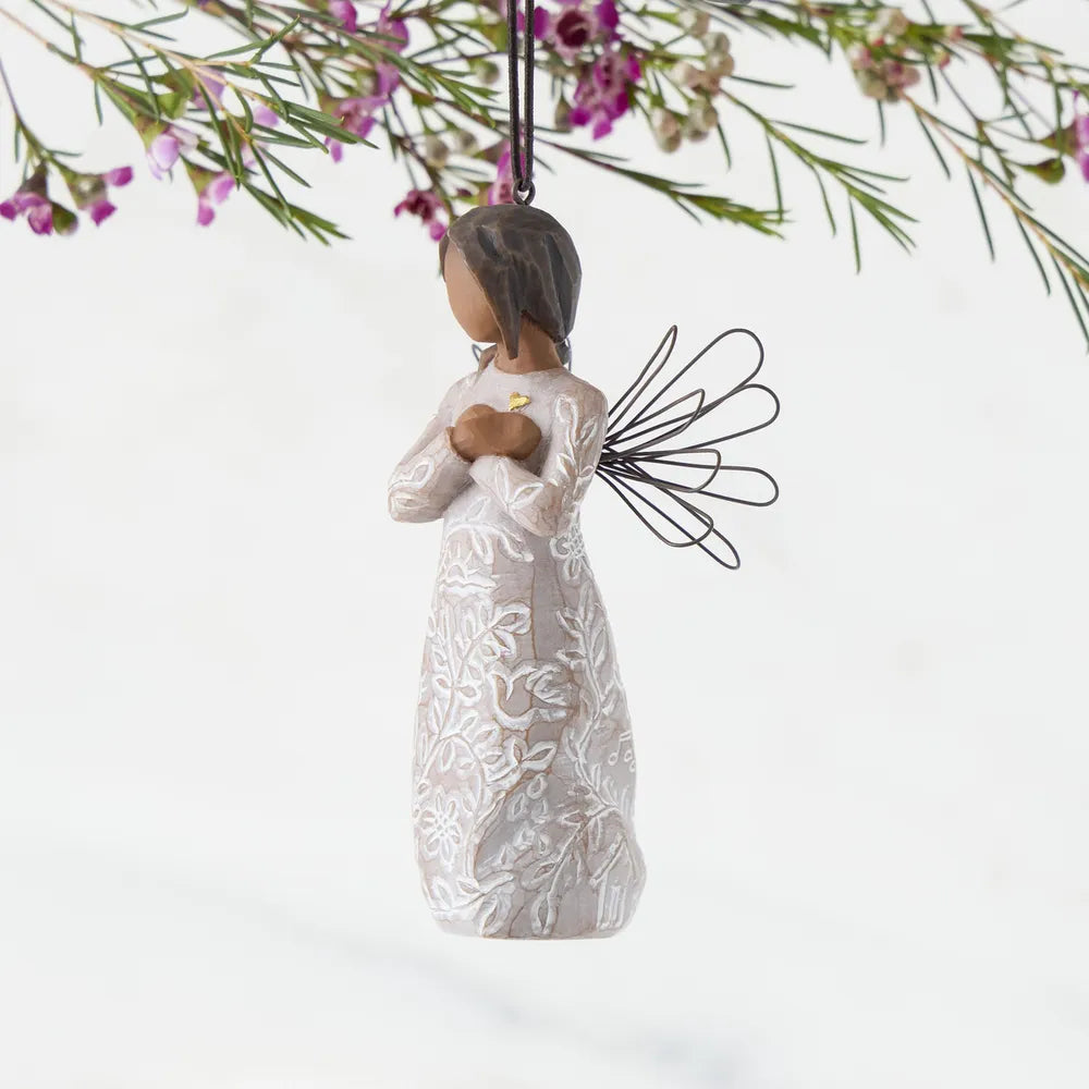 Willow Tree Hanging Ornament - Remembrance (Darker Skin & Hair)