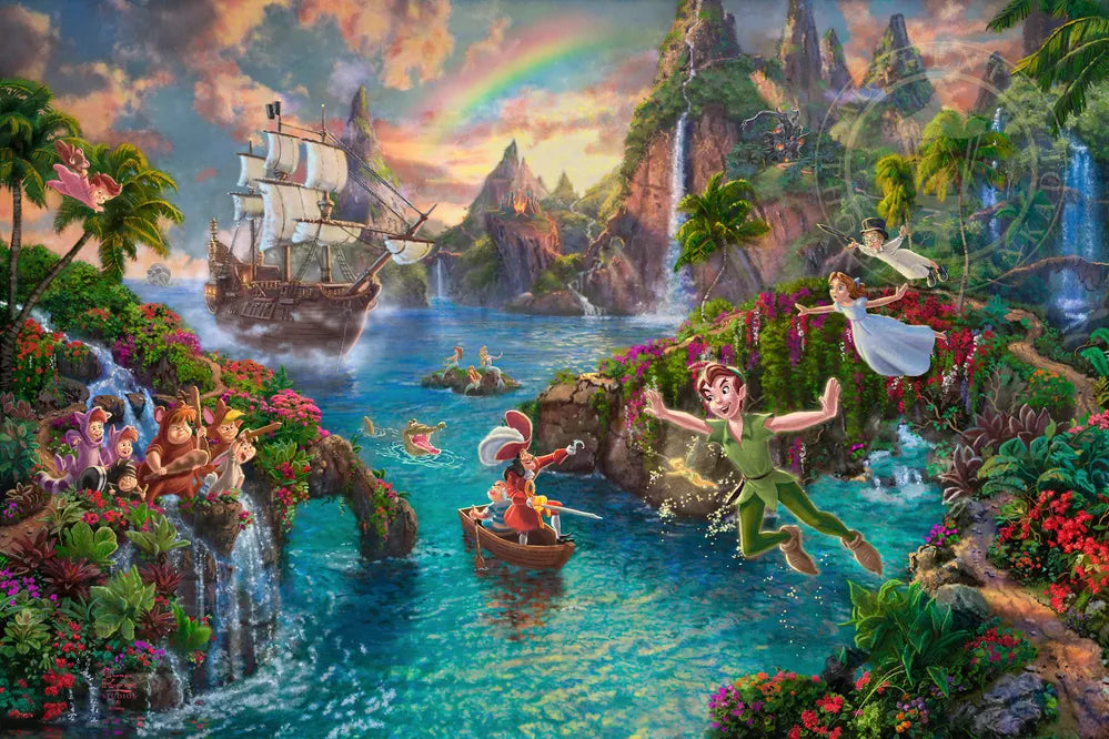 Thomas Kinkade Disney 750pc Puzzle - Peter Pan