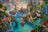 Thomas Kinkade Disney 750pc Puzzle - Peter Pan