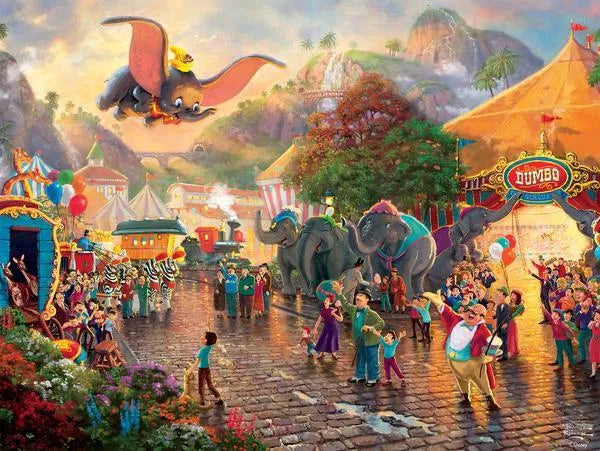 Thomas Kinkade Disney 750pc Puzzle - Dumbo