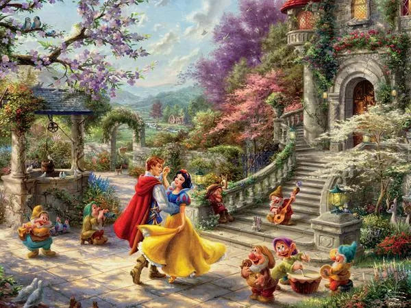 Thomas Kinkade Disney 750pc Puzzle - Snow White Sunlight