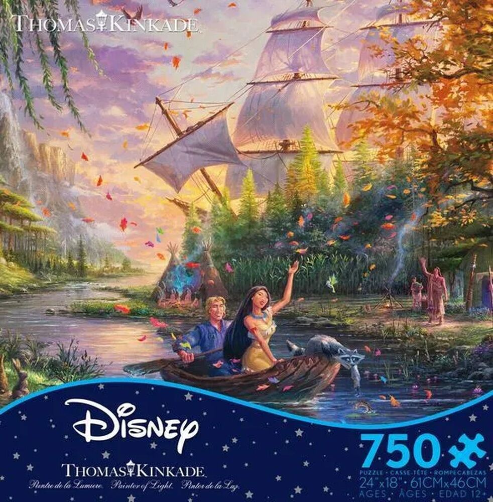 Thomas Kinkade Disney 750pc Puzzle - Pocahontas