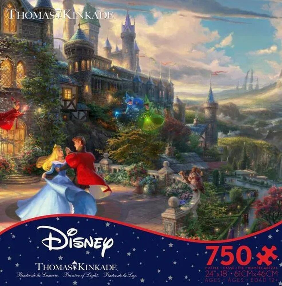 Thomas Kinkade Disney 750pc Puzzle - Sleeping Beauty Enchanting