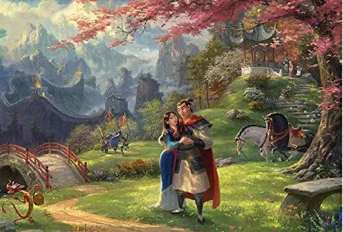 Thomas Kinkade Disney 750pc Puzzle - Mulan