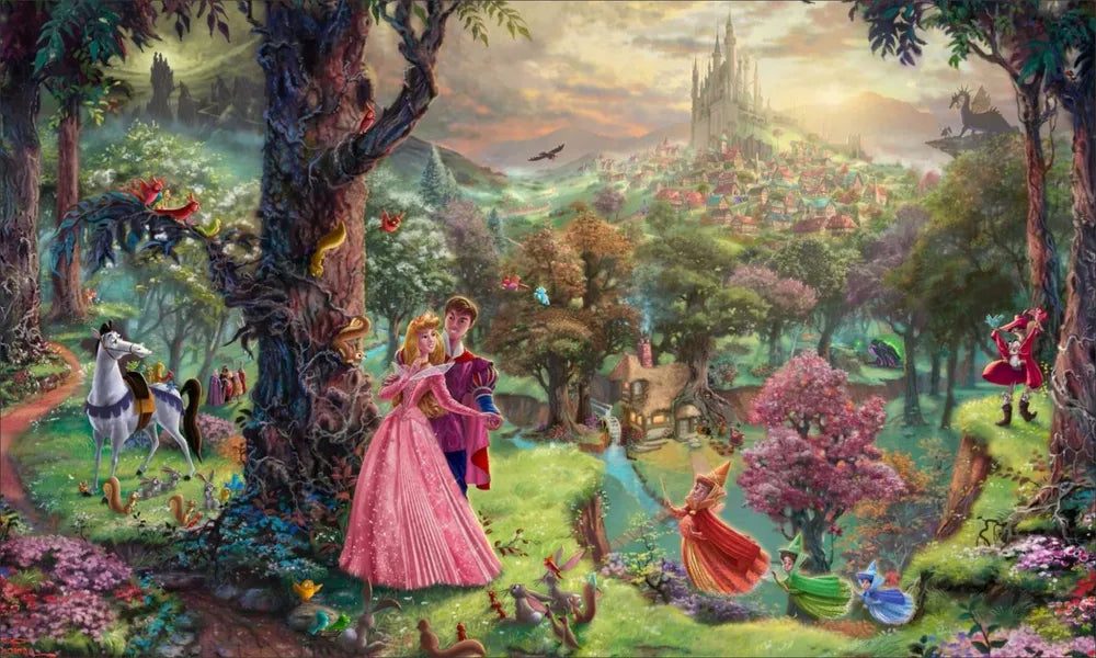Thomas Kinkade Disney 750pc Puzzle - Sleeping Beauty