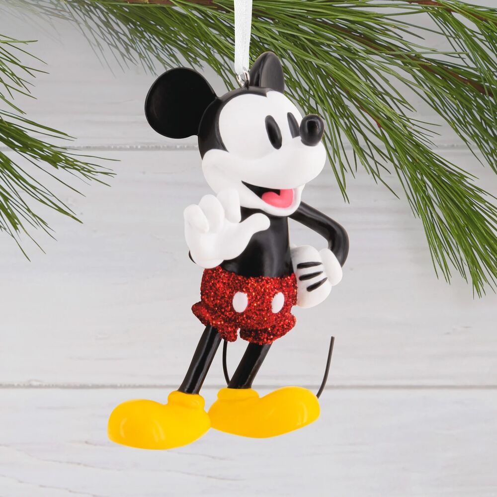 Hallmark Resin Hanging Ornament - Disney Mickey Mouse Classic