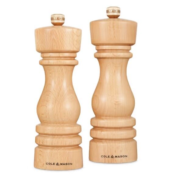 Cole & Mason - London Mills Natural Beech Gift Set 18cm