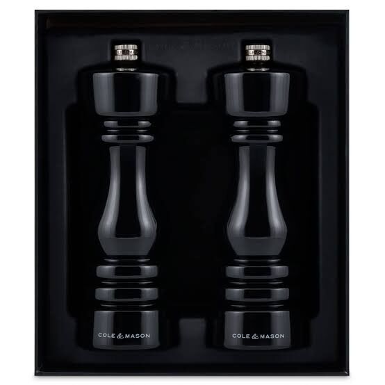 Cole & Mason - London Mills Black Gloss Gift Set 18cm