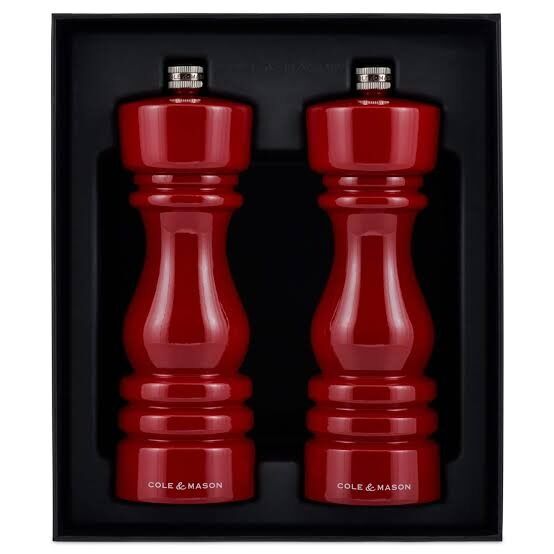 Cole & Mason - London Mills Red Gloss Gift Set 18cm