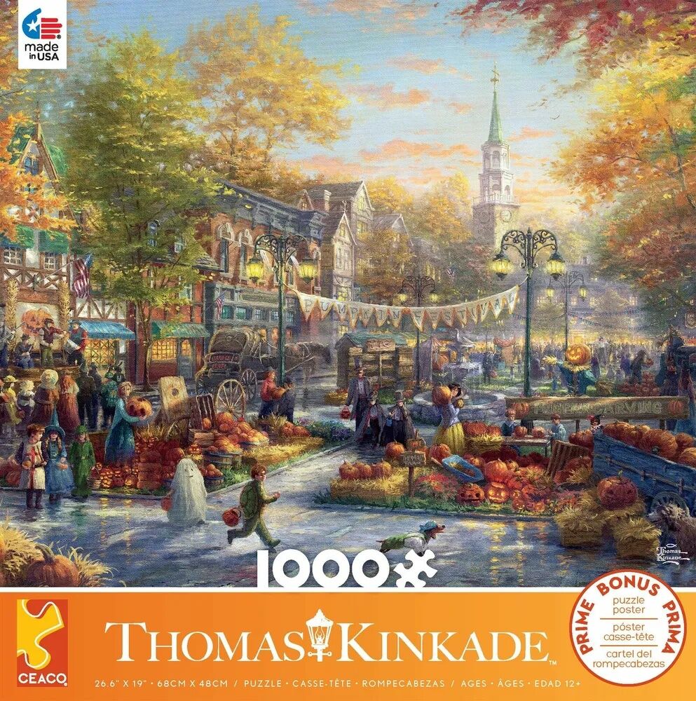 Thomas Kinkade 1000pc - The Pumpkin Festival
