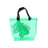 Romero Britto Tote Bag - Green with Butterfly