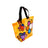 Romero Britto Tote Bag - Orange with Flowers