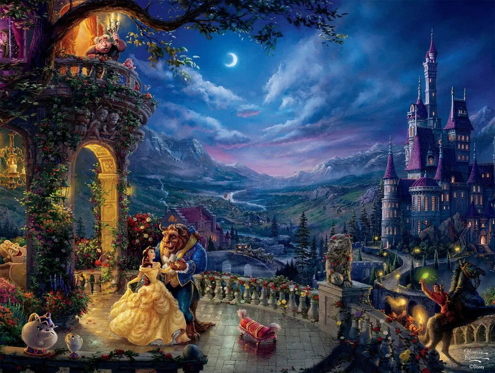 Thomas Kinkade Disney 1500pc - Beauty and the Beast