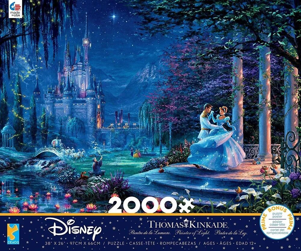 Thomas Kinkade Disney 2000pc - Cinderella