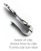 Guardian Angel Visor Clip - Life is a Journey