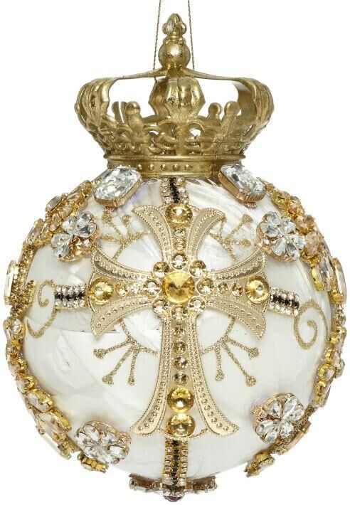 Mark Roberts Crown Jewels - Ivory Hanging Ornament