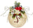 Mark Roberts Floral Jeweled Ball Hanging Ornament - Frosted Gold